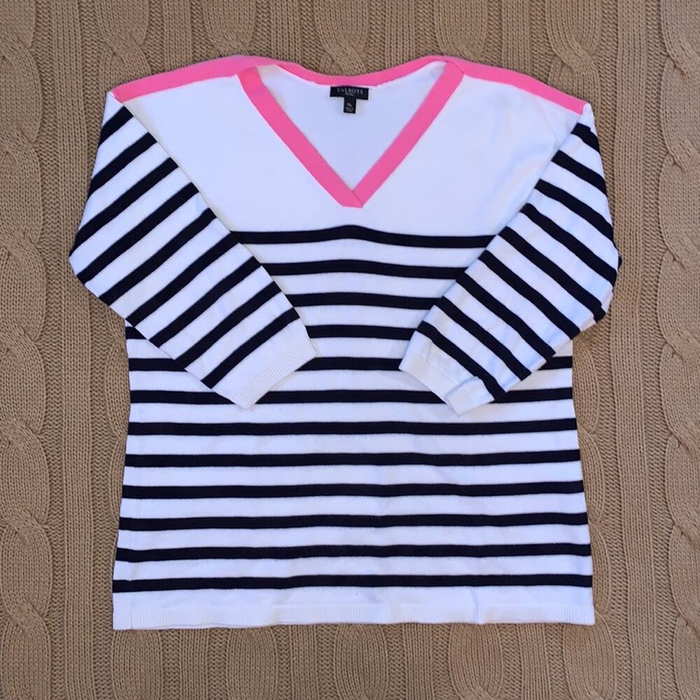 Talbots‎ striped sweater